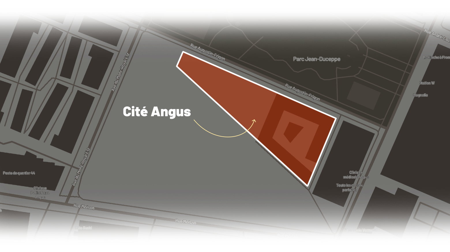 Carte détaillée du projet