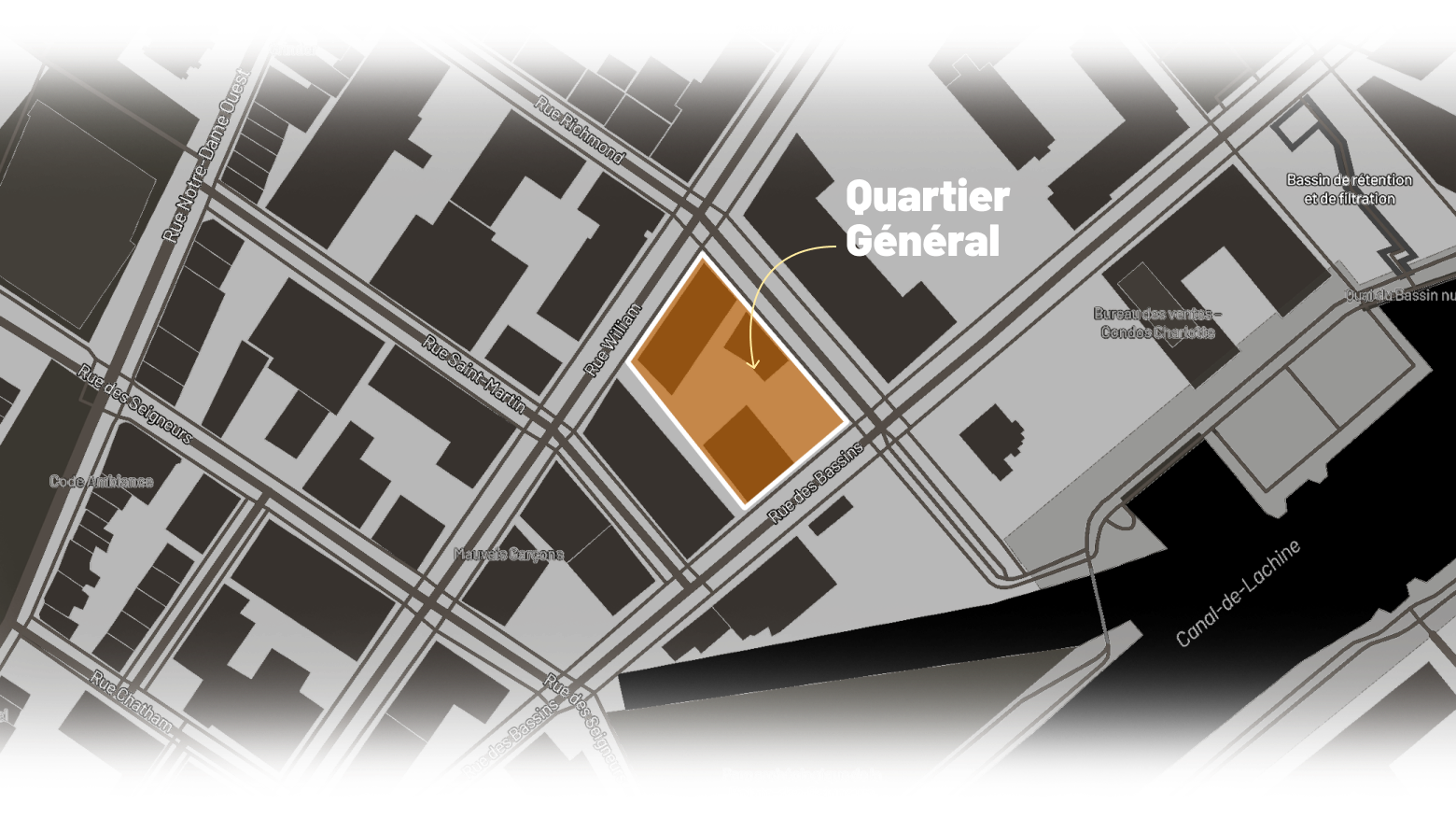 Carte détaillée du projet