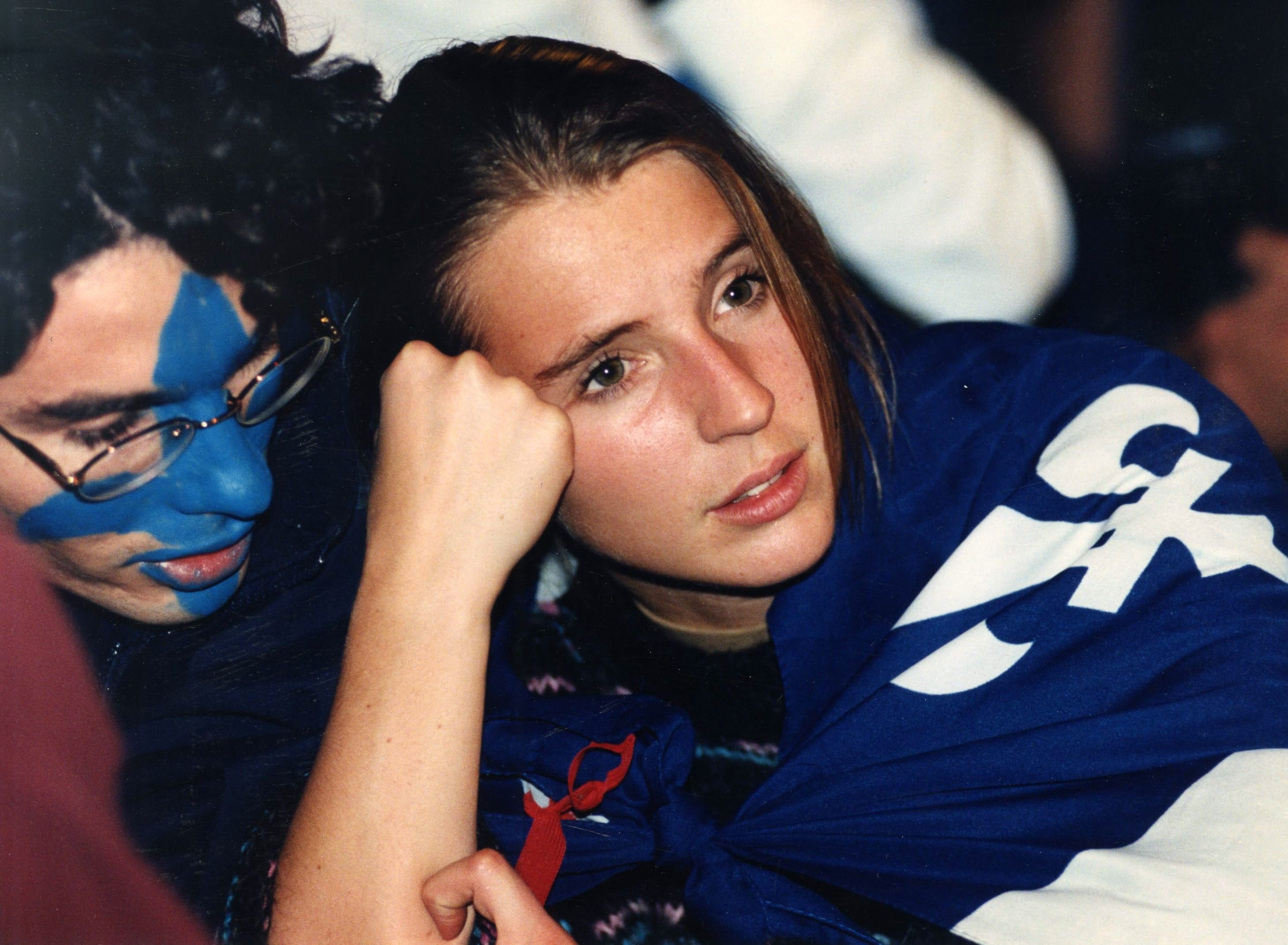 Au Colisee de Quebec, deux partisans de l'option du Oui affichaient une immense deception a la suite du devoilement des resultats.
