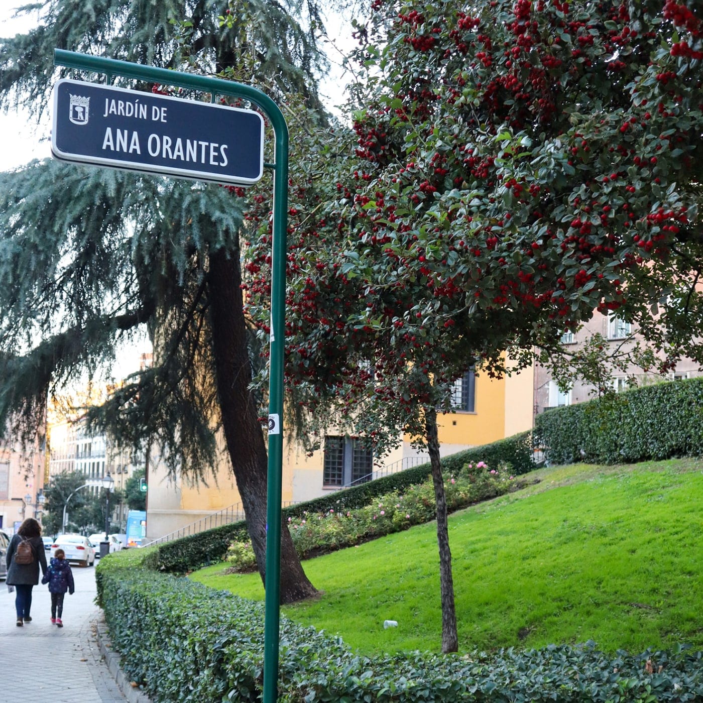 Un petit jardin à Madrid