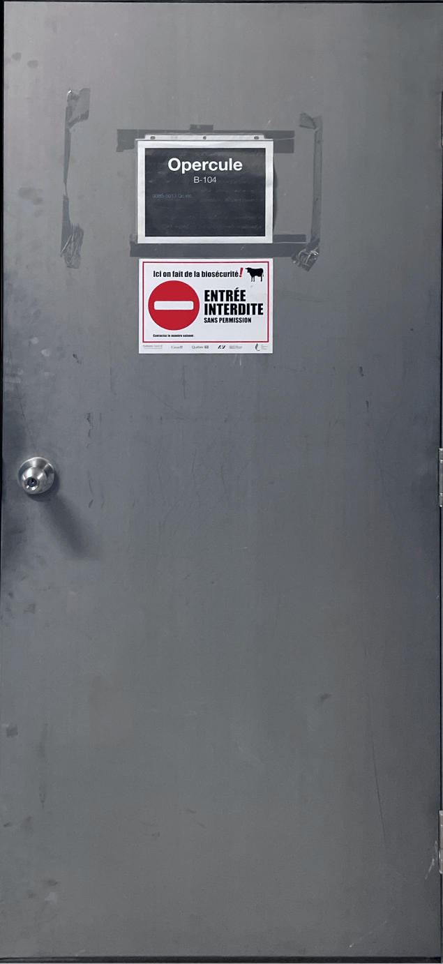 La porte d'opercule